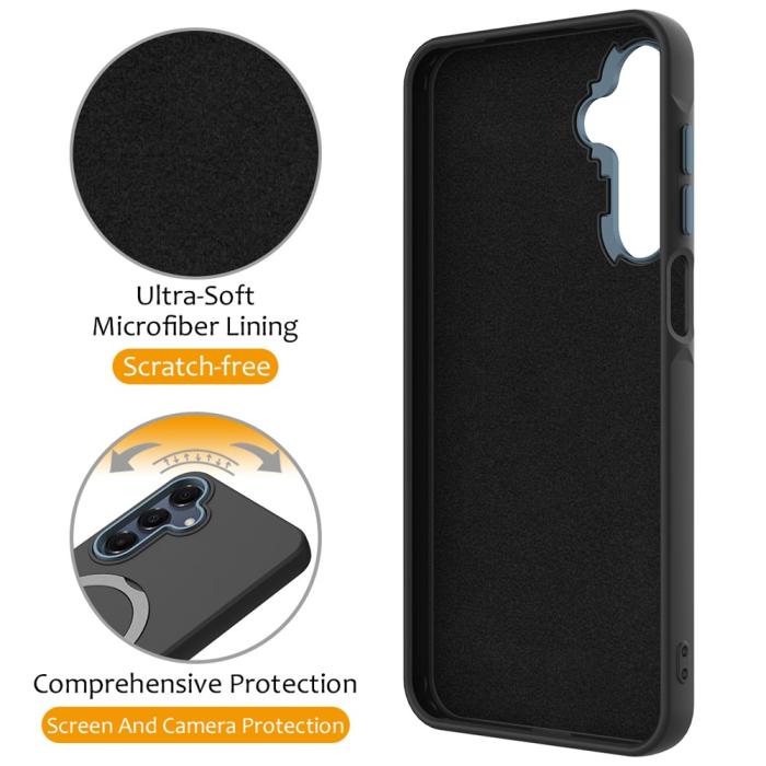 Bild 3,  Samsung Galaxy A16 Skal MagSafe Kickstand Hybrid Svart - Teknikhallen.se
