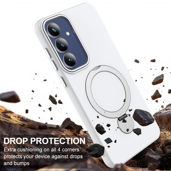 Bild 4,  Samsung Galaxy S26 Plus Skal MagSafe Kickstand Hybrid Vit - Teknikhallen.se