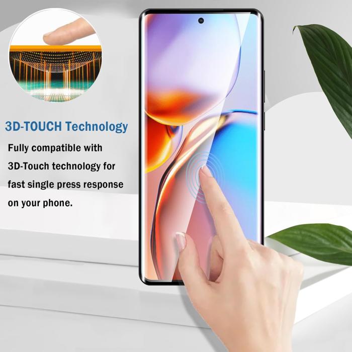 Bild 4,  Motorola Moto G15 Power Skärmskydd Heltäckande Härdat Glas - Teknikhallen.se