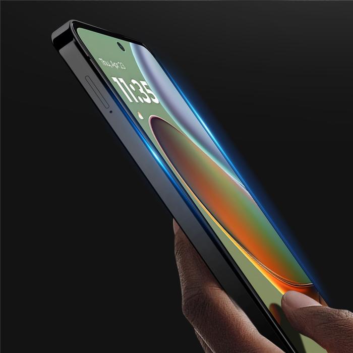 Bild 3,  Motorola Moto G15/G15 Power Skärmskydd Heltäckande Härdat Glas - Teknikhallen.se