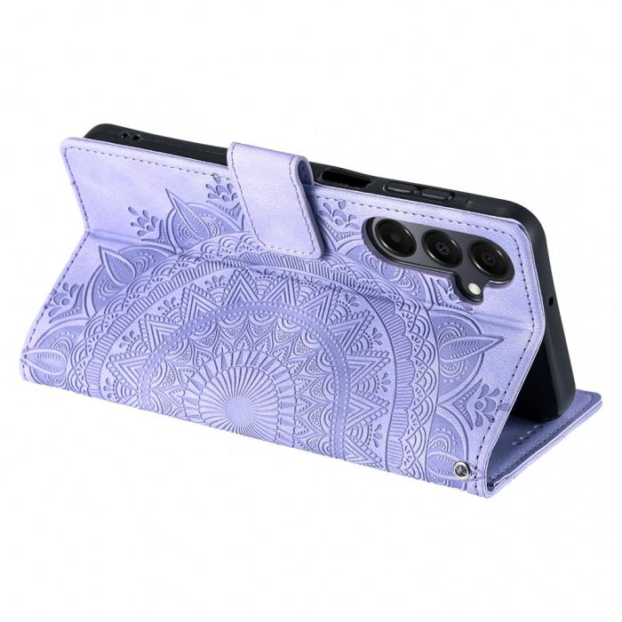 Bild 4,  Samsung Galaxy A27 Fodral Mandala Läder Lila - Teknikhallen.se