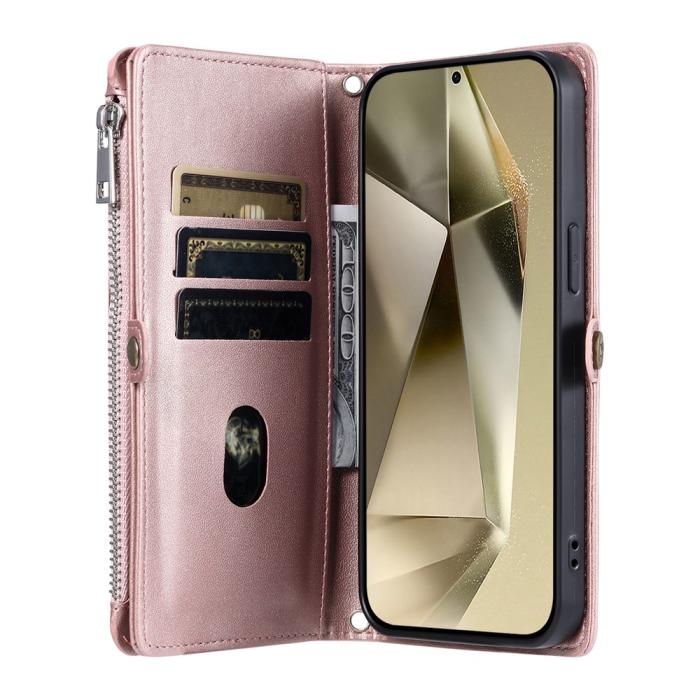 Bild 2,  Samsung Galaxy A27 Fodral Multifunktionellt Roséguld - Teknikhallen.se