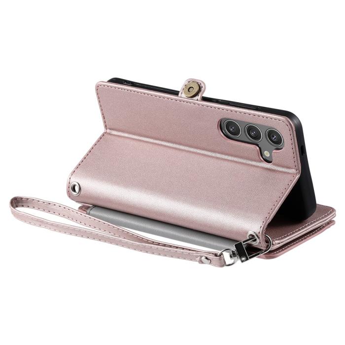 Bild 5,  Samsung Galaxy A27 Fodral Multifunktionellt Roséguld - Teknikhallen.se