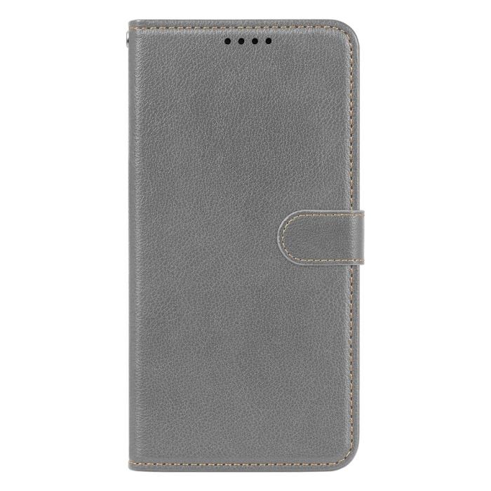 Bild 5,  Samsung Galaxy A27 Plånboksfodral Läder Grå - Teknikhallen.se