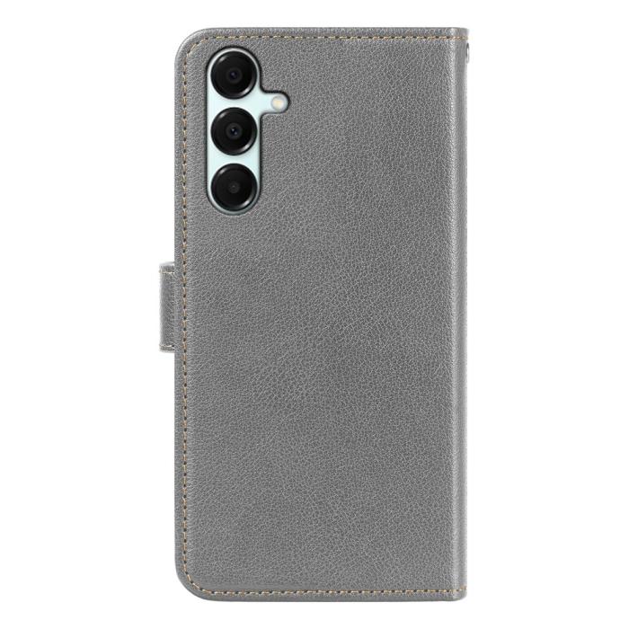 Bild 6,  Samsung Galaxy A27 Plånboksfodral Läder Grå - Teknikhallen.se