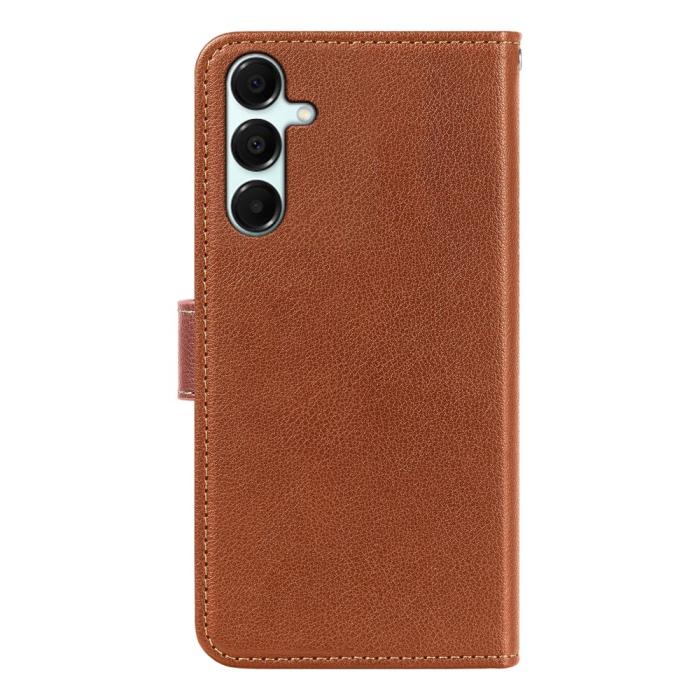 Bild 6,  Samsung Galaxy A27 Plånboksfodral Läder Brun - Teknikhallen.se