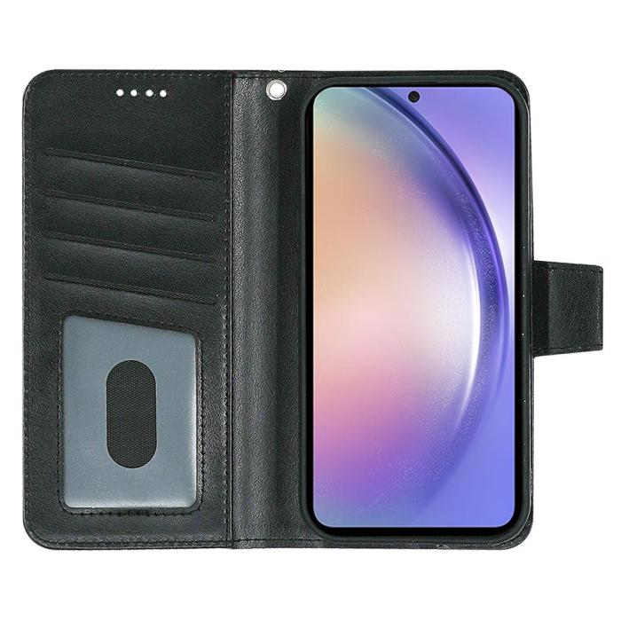 Bild 2,  Samsung Galaxy A27 Fodral Läder Svart - Teknikhallen.se