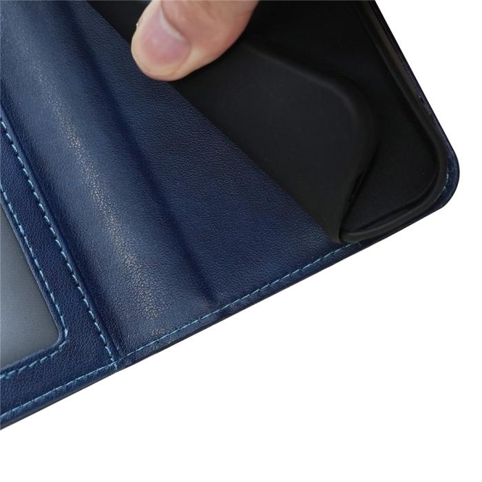 Bild 4,  Samsung Galaxy A27 Fodral Läder Blå - Teknikhallen.se