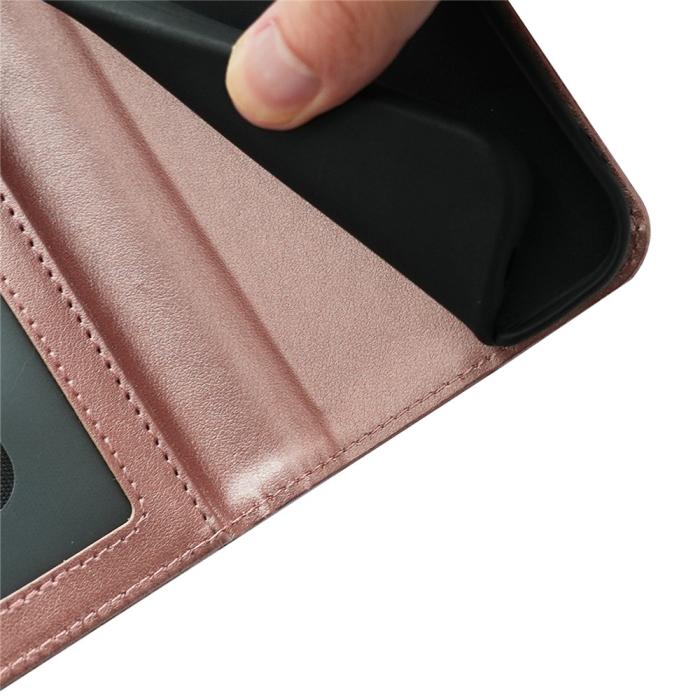 Bild 4,  Samsung Galaxy A27 Fodral Läder Roséguld - Teknikhallen.se