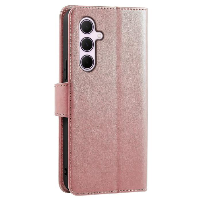Bild 6,  Samsung Galaxy A27 Fodral Läder Roséguld - Teknikhallen.se