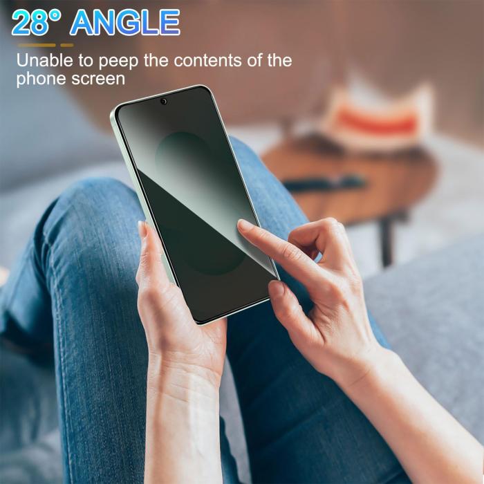 Bild 6,  Samsung Galaxy A27 Skärmskydd Heltäckande Härdat Glas Privacy - Teknikhallen.se