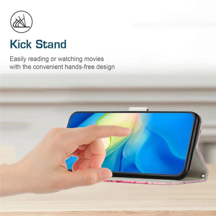 Bild 4,  Samsung Galaxy A26/A17/A16 Fodral Läder Marmor Lila - Teknikhallen.se