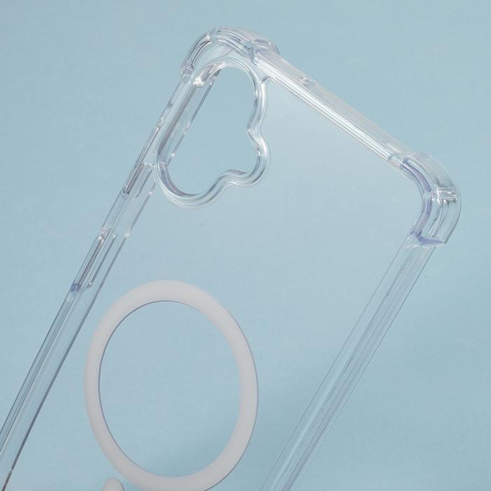 Bild 5,  Samsung Galaxy A07 4G Skal MagSafe Shookproof Transparent - Teknikhallen.se