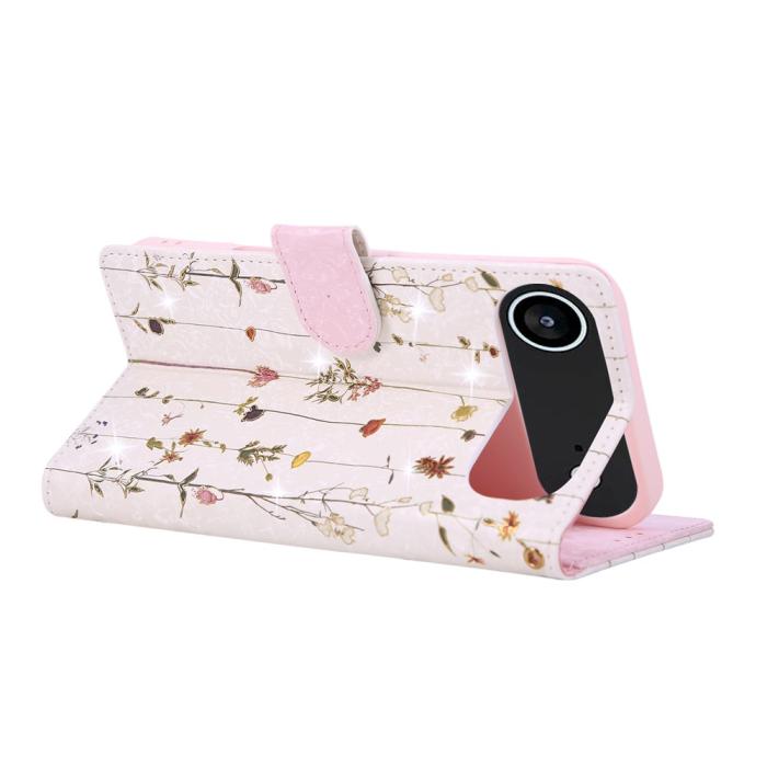 Bild 4,  iPhone Air Fodral RFID Läder Små Blommor - Teknikhallen.se