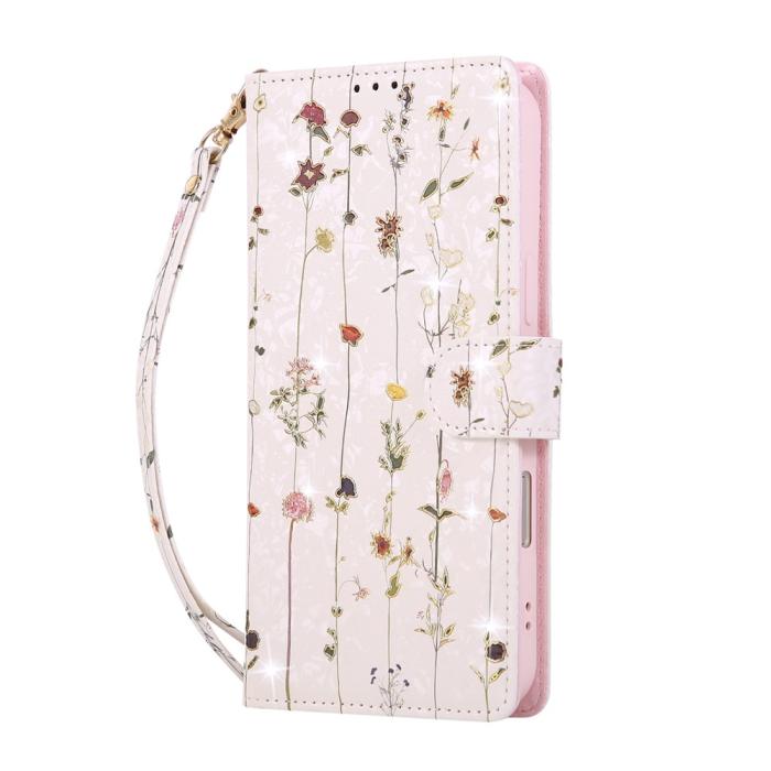 Bild 5,  iPhone Air Fodral RFID Läder Små Blommor - Teknikhallen.se