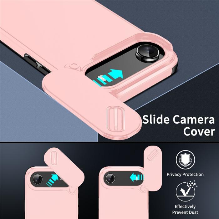 Bild 3,  iPhone Air Skal Hybrid Armor CamCover Rosa - Teknikhallen.se
