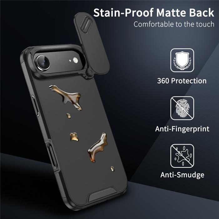 Bild 4,  iPhone Air Skal Hybrid Armor CamCover Svart - Teknikhallen.se
