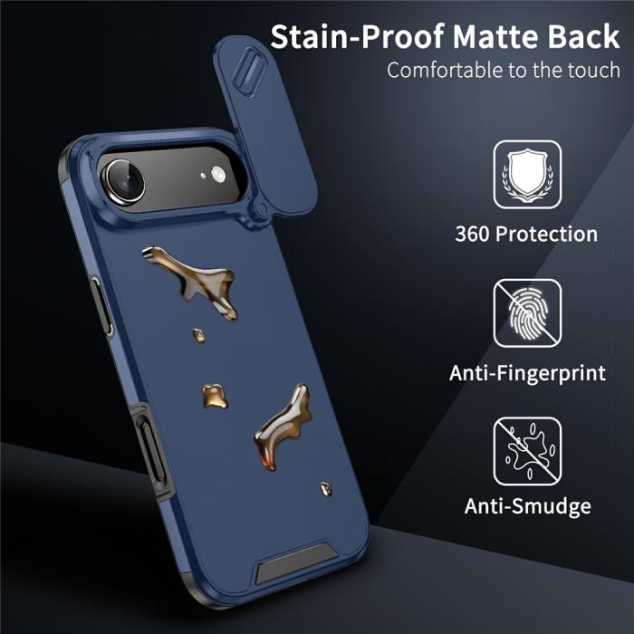 Bild 4,  iPhone Air Skal Hybrid Armor CamCover Blå - Teknikhallen.se