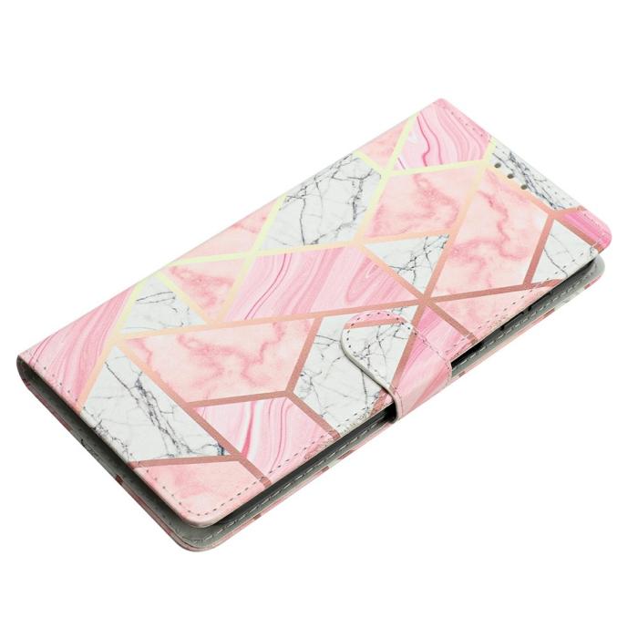 Bild 4,  Samsung Galaxy S26 Fodral Med Tryck Rosa Marmor - Teknikhallen.se