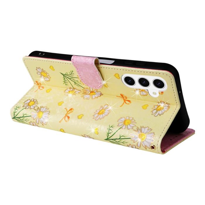 Bild 4,  Samsung Galaxy S26 Plus Fodral RFID Läder Yellow Daisy - Teknikhallen.se