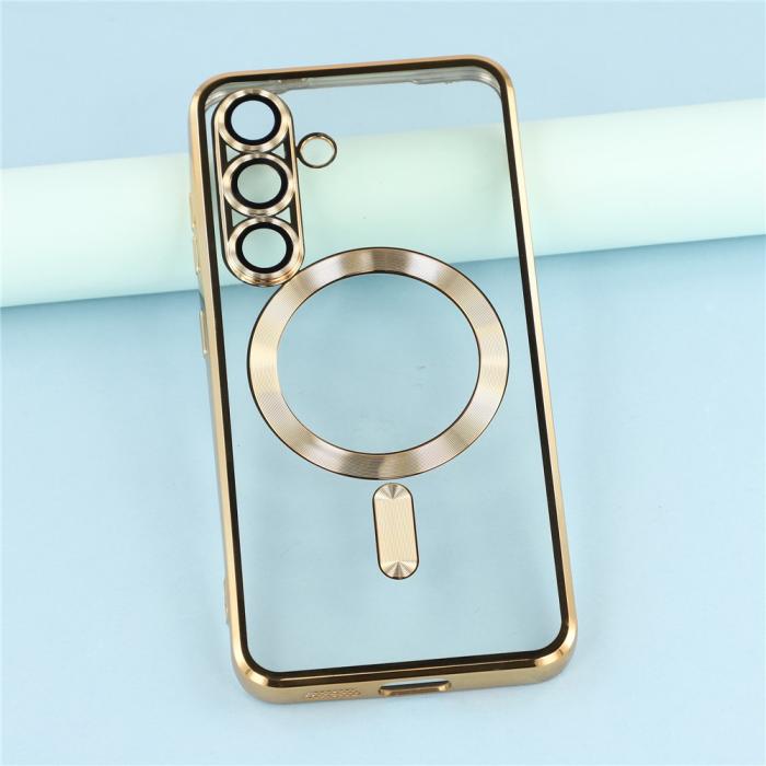 Bild 4,  Galaxy S26 Plus Skal MagSafe Electroplated TPU Guld - Teknikhallen.se