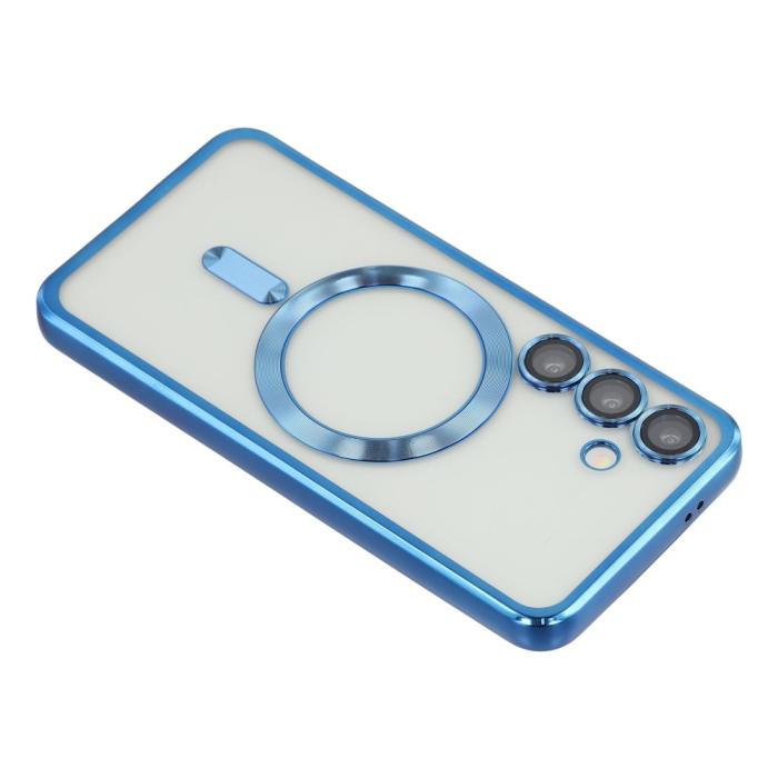 Bild 5,  Galaxy S26 Plus Skal MagSafe Electroplated TPU Blå - Teknikhallen.se
