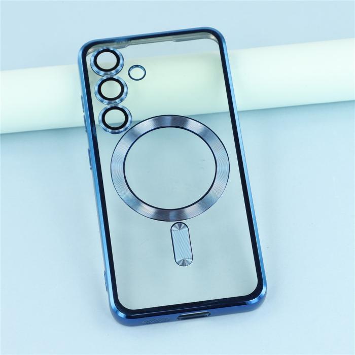 Bild 6,  Galaxy S26 Plus Skal MagSafe Electroplated TPU Blå - Teknikhallen.se