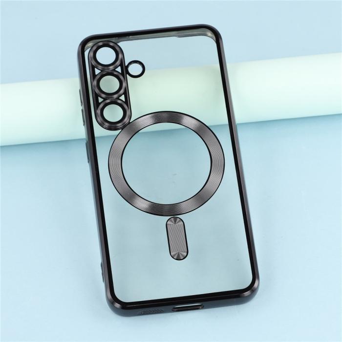 Bild 6,  Samsung Galaxy S26 Skal MagSafe Electroplated TPU Svart - Teknikhallen.se