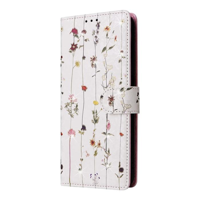 Bild 6,  Samsung Galaxy A57 5G Fodral RFID Läder Små Blommor - Teknikhallen.se