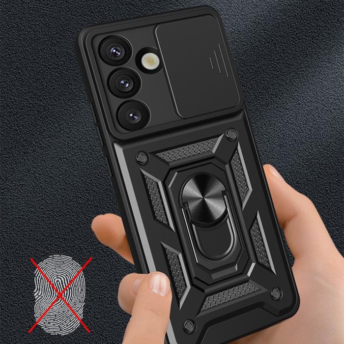 Bild 5,  Samsung Galaxy S26 Skal CamShield Ring Hybrid Svart - Teknikhallen.se