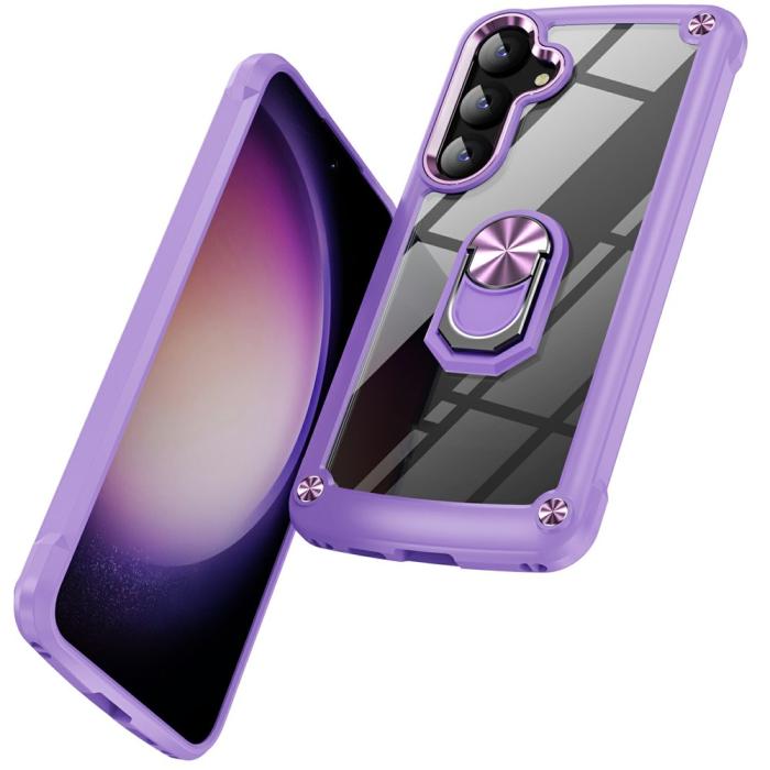 Bild 2,  Samsung Galaxy S26 Skal Shockproof Ring Hybrid Lila - Teknikhallen.se