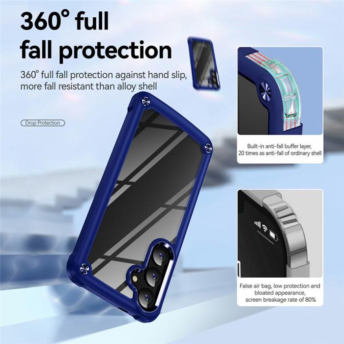 Bild 5,  Samsung Galaxy S26 Skal Shockproof Hybrid Blå - Teknikhallen.se