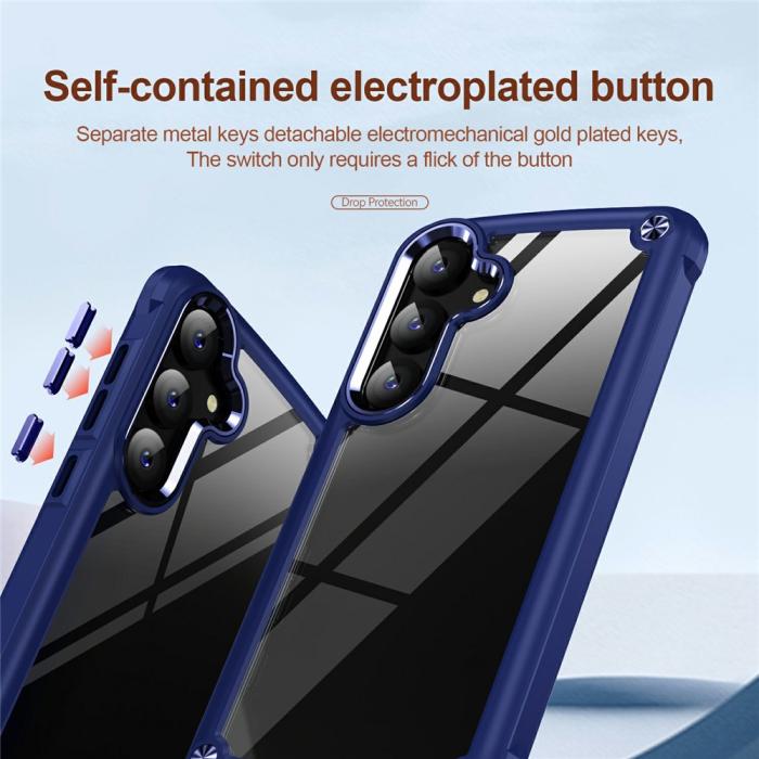 Bild 6,  Samsung Galaxy S26 Skal Shockproof Hybrid Blå - Teknikhallen.se