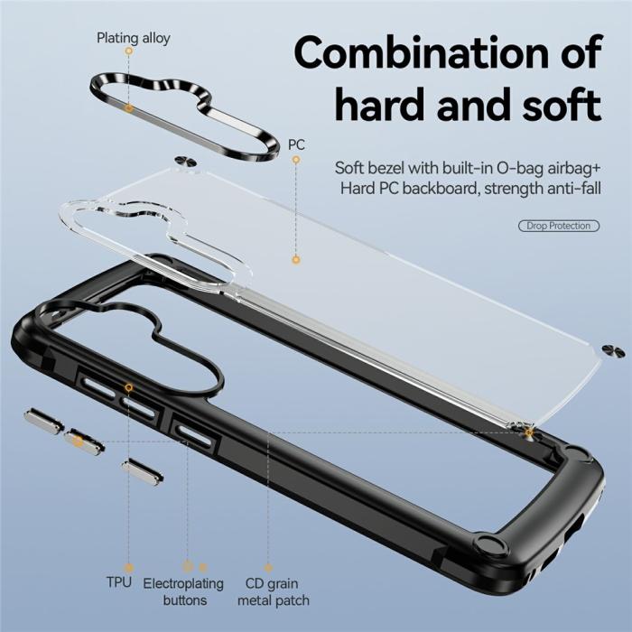 Bild 4,  Samsung Galaxy S26 Skal Shockproof Hybrid Svart - Teknikhallen.se
