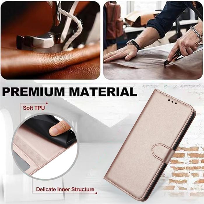 Bild 6,  Samsung Galaxy S26 Fodral Läder Roséguld - Teknikhallen.se
