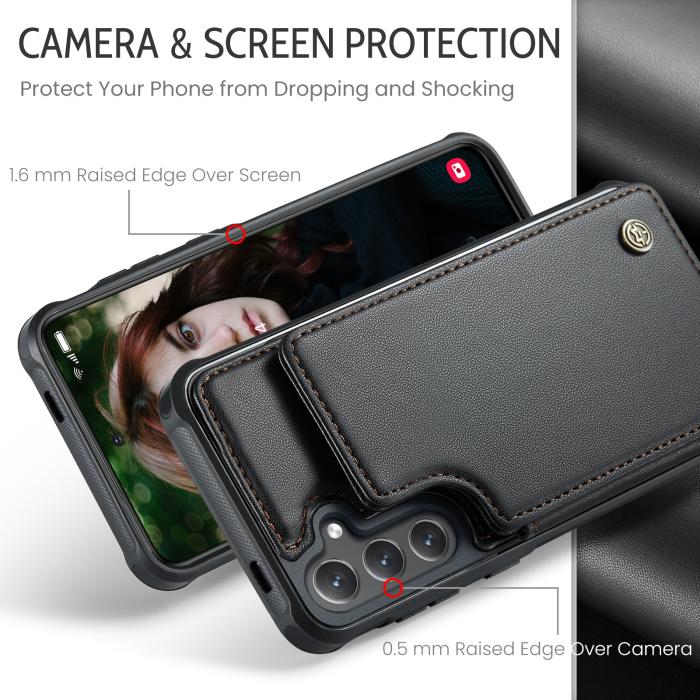 Bild 5, CASEME CASEME Samsung Galaxy S26 Skal RFID Kickstand Svart - Teknikhallen.se