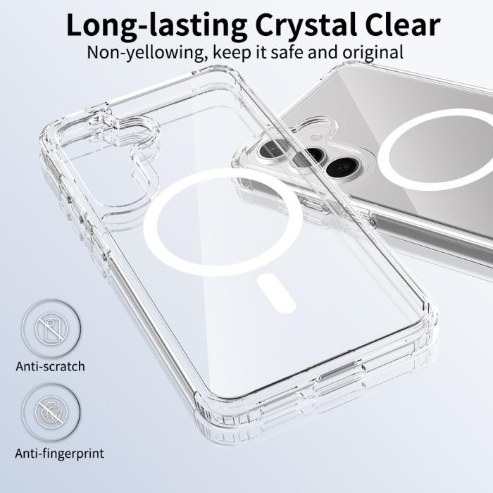 Bild 2,  Samsung Galaxy S26 Skal MagSafe Hybrid Transparent - Teknikhallen.se