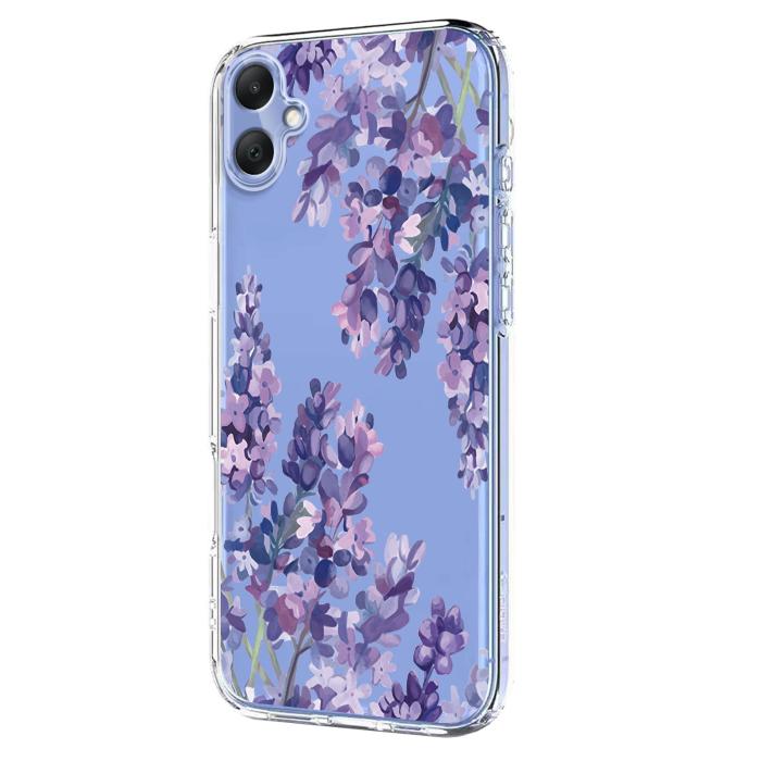 Bild 2,  Samsung Galaxy A07 4G Skal Med Tryck Blommor - Teknikhallen.se