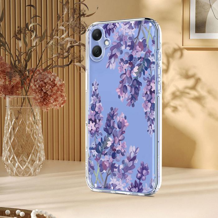 Bild 5,  Samsung Galaxy A07 4G Skal Med Tryck Blommor - Teknikhallen.se