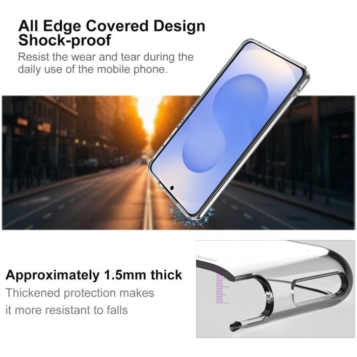 Bild 4, IMAK IMAK Samsung Galaxy S26 Skal Soft TPU Transparent - Teknikhallen.se
