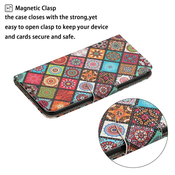 Bild 4,  Samsung Galaxy S26 Fodral Med Tryck Mandala Blommor - Teknikhallen.se