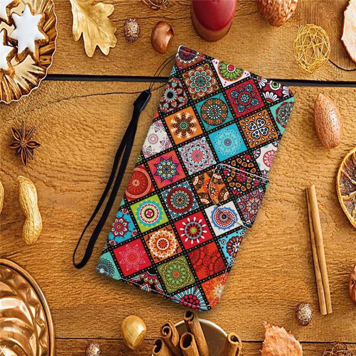 Bild 6,  Samsung Galaxy S26 Fodral Med Tryck Mandala Blommor - Teknikhallen.se