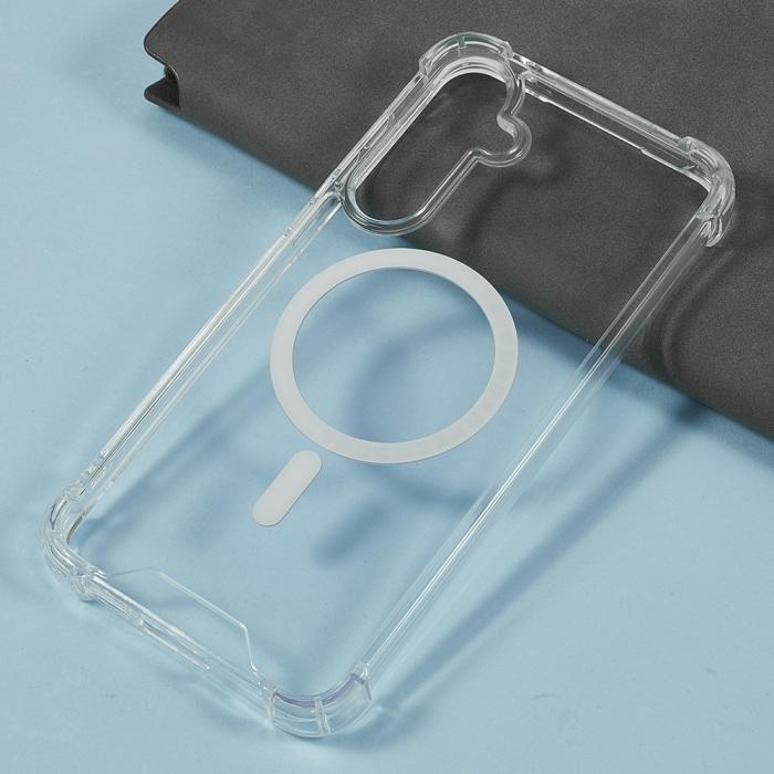 Bild 3,  Galaxy S26 Plus Skal MagSafe Shockproof Hybrid Transparent - Teknikhallen.se