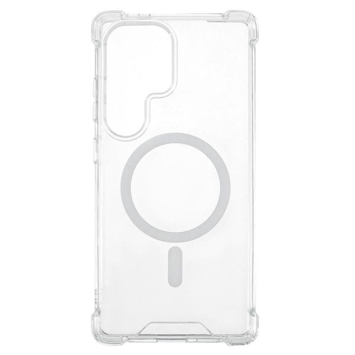 Bild 2,  Galaxy S26 Ultra Skal MagSafe Shockproof Hybrid Transparent - Teknikhallen.se