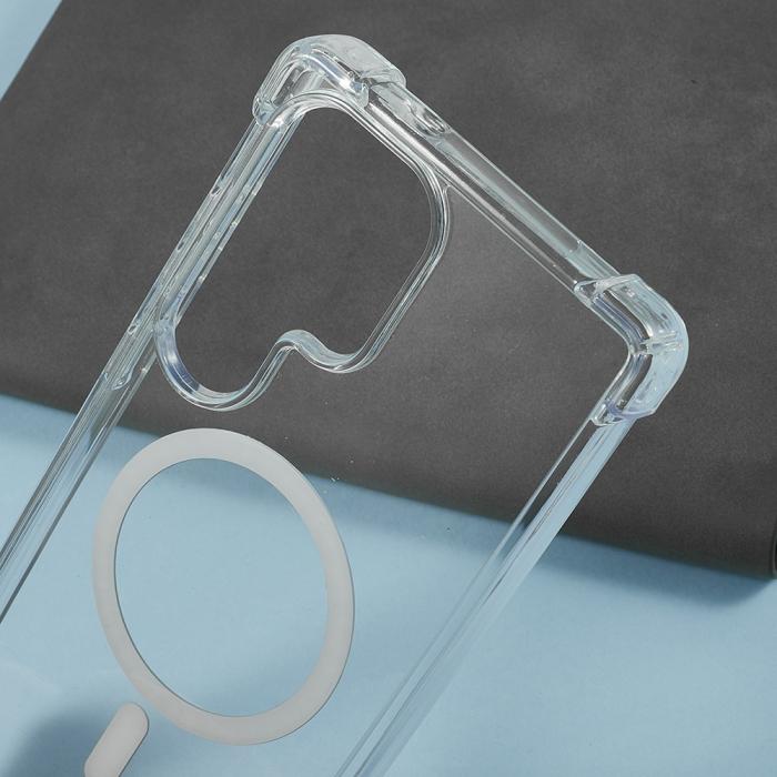 Bild 5,  Galaxy S26 Ultra Skal MagSafe Shockproof Hybrid Transparent - Teknikhallen.se