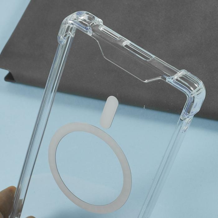 Bild 6,  Galaxy S26 Ultra Skal MagSafe Shockproof Hybrid Transparent - Teknikhallen.se