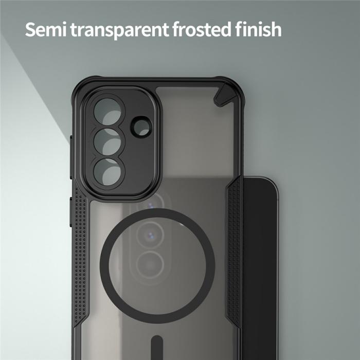 Bild 4,  Samsung Galaxy A57 5G Skal MagSafe Hybrid Armor Svart - Teknikhallen.se
