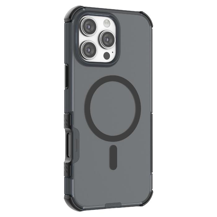 Bild 2,  iPhone 16 Pro Skal MagSafe Shockproof Hybrid Svart - Teknikhallen.se