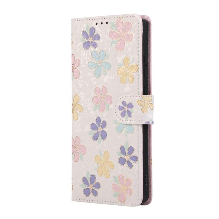 Bild 5,  Samsung Galaxy S26 Ultra Fodral RFID Läder Färgglada Blommor - Teknikhallen.se