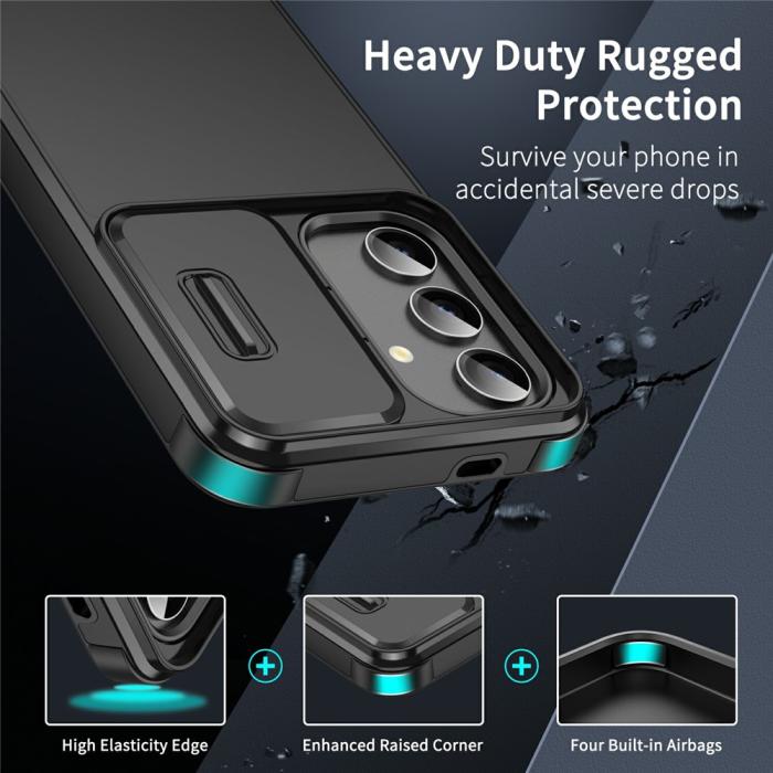 Bild 2,  Samsung Galaxy A57 5G Skal Hybrid Armor CamCover Rosa - Teknikhallen.se